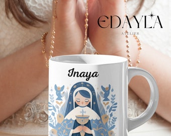 Presente de primeira comunhão, presente de primeira comunhão personalizado, menina de primeira comunhão