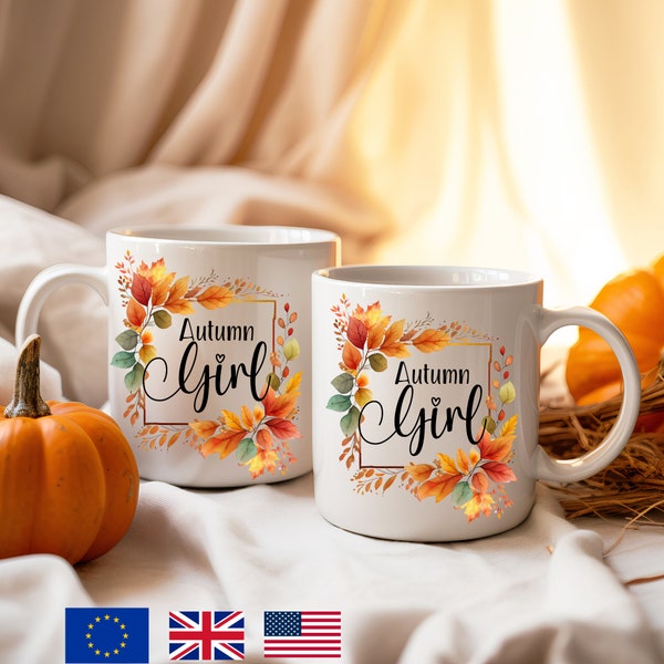 mug automne/cottage core decor/cadeau pour elle automne/Hello automne/decor automne/décoration automne/mug couleurs automne/cozy automne/