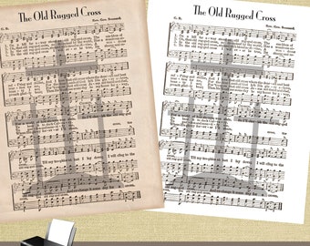 The Old Rugged Cross Hymn Sheet Music - Christian Songs Printable