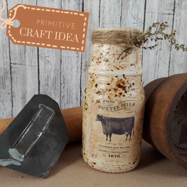 craft idea for printable pantry jar label