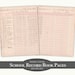 Printable School Record Book Pages - Basic Junk Journal Papers - Digital Download Template ...