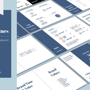 Brand Guidelines Editable Identity Design Kit Download