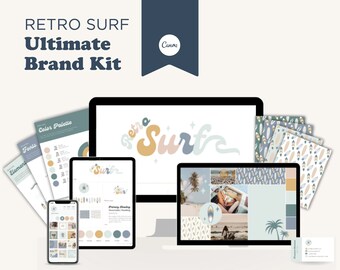 Ultimate Branding Kit: Retro Surf