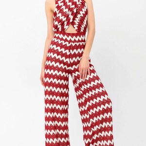 Ropa de los años 70 mujeres, mono, ropa de fiesta, ropa hippie, ropa boho, pantalones de pierna ancha, ropa Studio 54, traje de baile, traje rave imagen 2