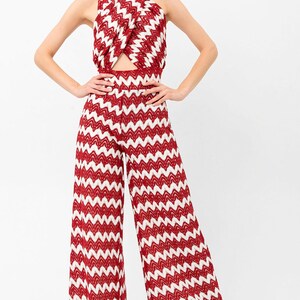 Ropa de los años 70 mujeres, mono, ropa de fiesta, ropa hippie, ropa boho, pantalones de pierna ancha, ropa Studio 54, traje de baile, traje rave imagen 3