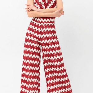 Ropa de los años 70 mujeres, mono, ropa de fiesta, ropa hippie, ropa boho, pantalones de pierna ancha, ropa Studio 54, traje de baile, traje rave imagen 4