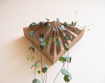 Wand plantenbak "SERENITY" | Houten hangende plantenbak voor kamerplanten