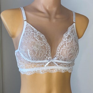 Sujetador de lencería Sissy para hombre, copa AA, sujetador de encaje delicado para hombre para travestis elegantes, conjunto de lencería para transexuales, sujetador para hombre de talla grande