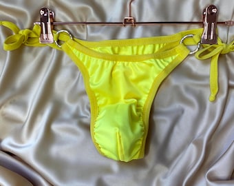 Men's thong swimsuit, Men's Thong String Thong Swimming, Micro extreme string bikini men Spandex Swimwear Mens string bikini Sissy panty