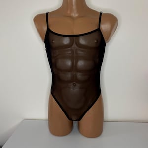 Body lingerie homme, body lingerie en résille pour homme, body pour homme, body transparent, maillots de bain les plus sexy en maille, lingerie Sissy pour homme
