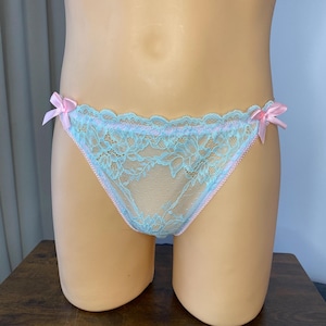 Sissy Panties for Men, Men lace panties, Sissy lingerie for men, Feminine Panties for Men, Lace Sissy Lingerie for Men, Sissy panty