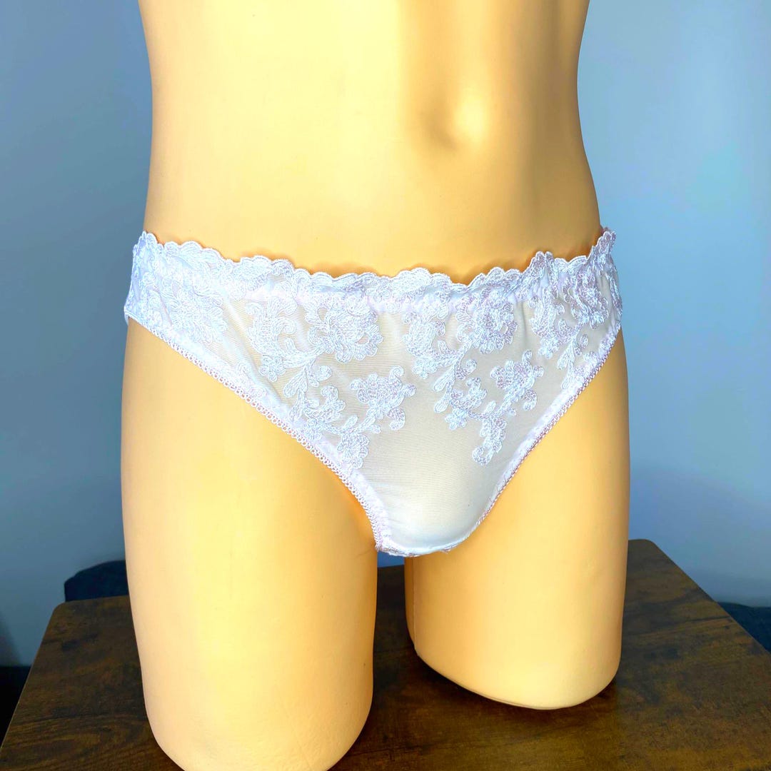 Luxury Silk Satin Male Panty With Two Layers, Men's Double Satin ...