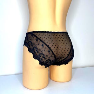 Culotte String Transparent Soyeux Pour Femme - Nylon, Motif Transparent, Neuf Avec étiquettes