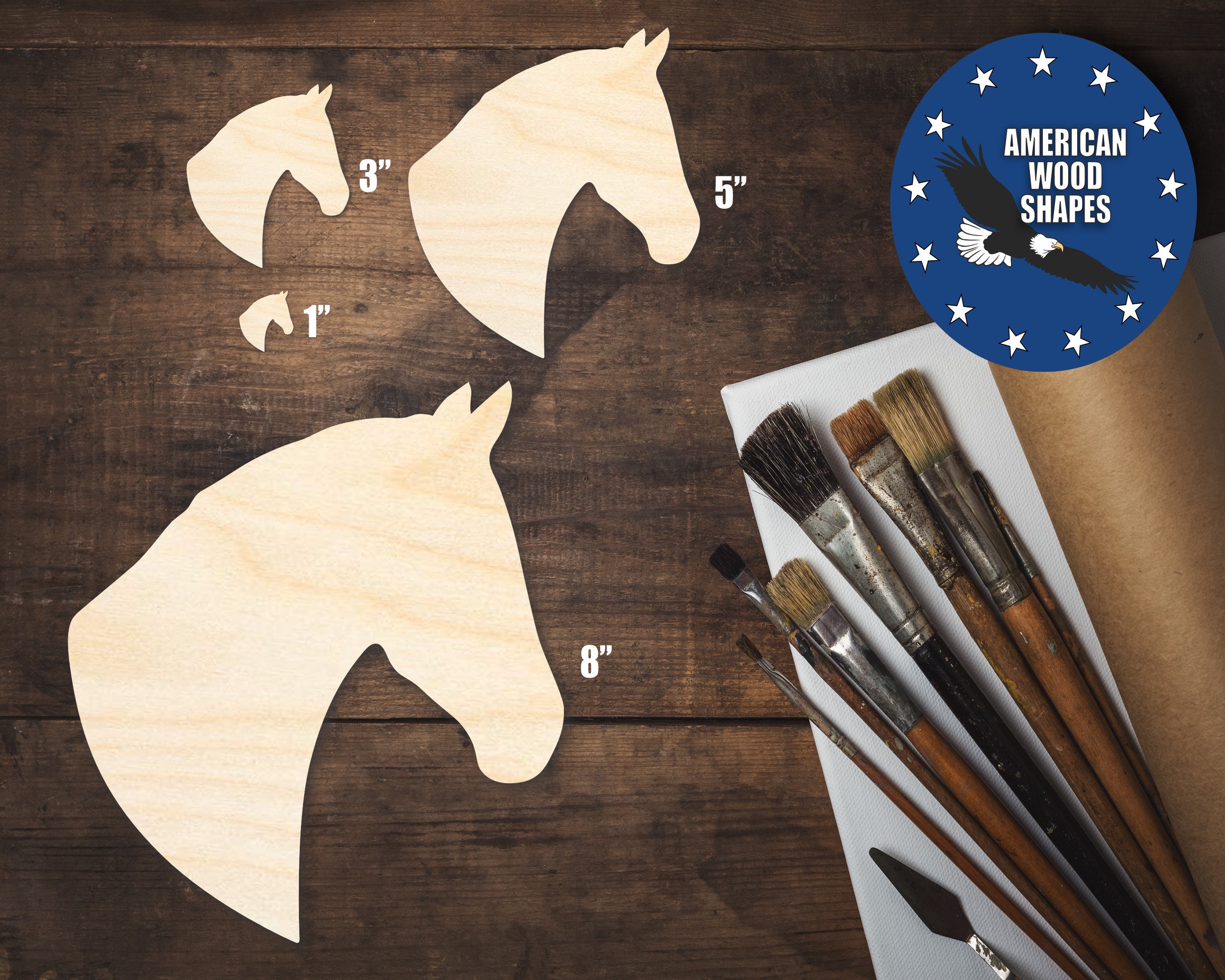 Unfinished Wood Horse Head Silhouette Craft up to 24 - Etsy