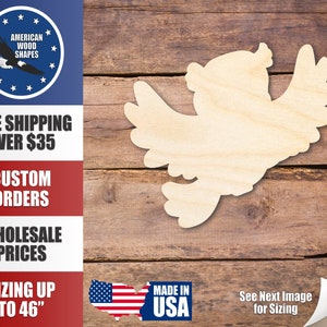 Unfinished Wood Cute Bird Shape - Craft - tot 36&quot; DIY