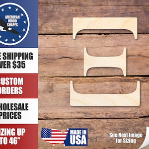 Unfinished Wood Xi Silhouette - Craft- up to 24" DIY