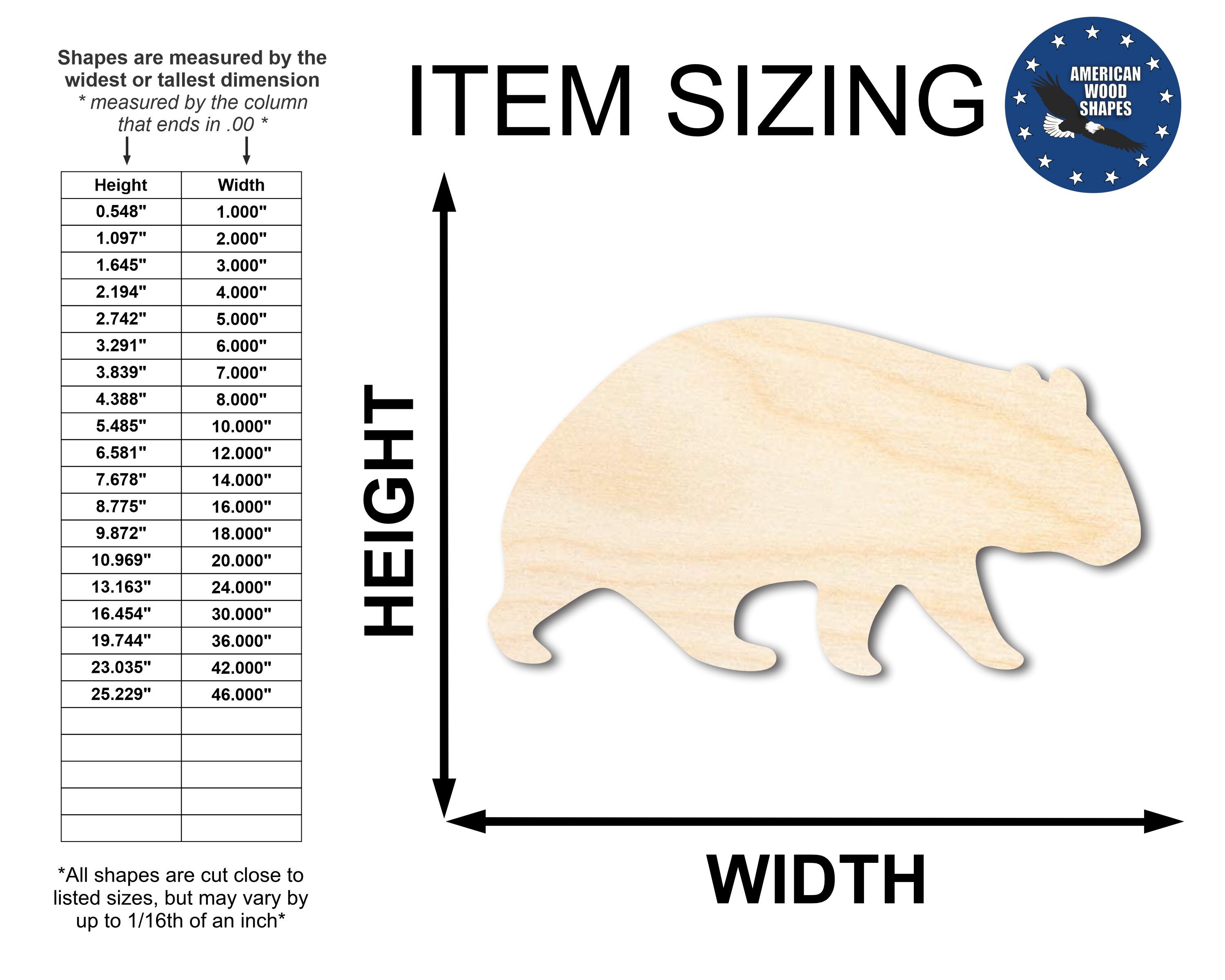 未完成の木製ウォンバット型 - クラフト - 最大 36 インチ DIY - Etsy 日本