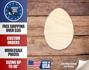 Unvollendete Holz Handwerk Ostereier bis zu 60 cm DIY