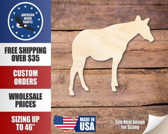 Unfinished Wood Okapi Shape - Craft - up to 36" DIY