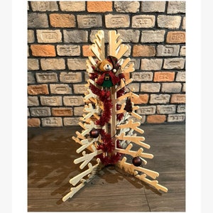 Wooden Christmas Tree,Christmas Tree,New Year Gift,Christmas Holiday,Sustainably Handmade From Wood,Portable Desktop Decor Noel Tree