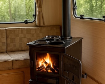 Tiny Wood Burning Stove, Tiny House, Caravan Stove,Camp Stove,Boat Stove