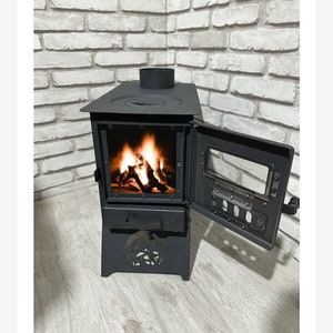 Heavy duty long size wood stove for small spaces, camper stove, carava –  blackseametalworks