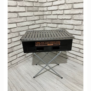 BBQ Grill Roaster Drawer, Portable, Camping Gear,Camping Grill,Campfire Cooking,Stainless Steel Charcoal Grill Kebab BBQ Portable Mangal