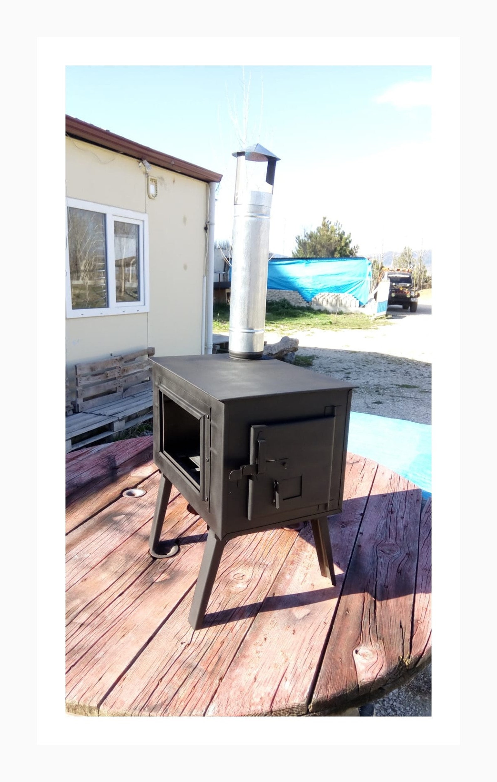 Wood Burning Stove, Mini Wood Stove, Medium Duty Mini Stove, Camping