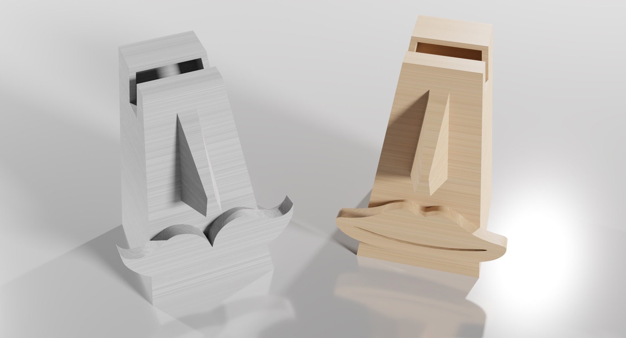 Eyeglass Stand, 3D Printing With PLA or Bio Wood, Two Variants and ...
