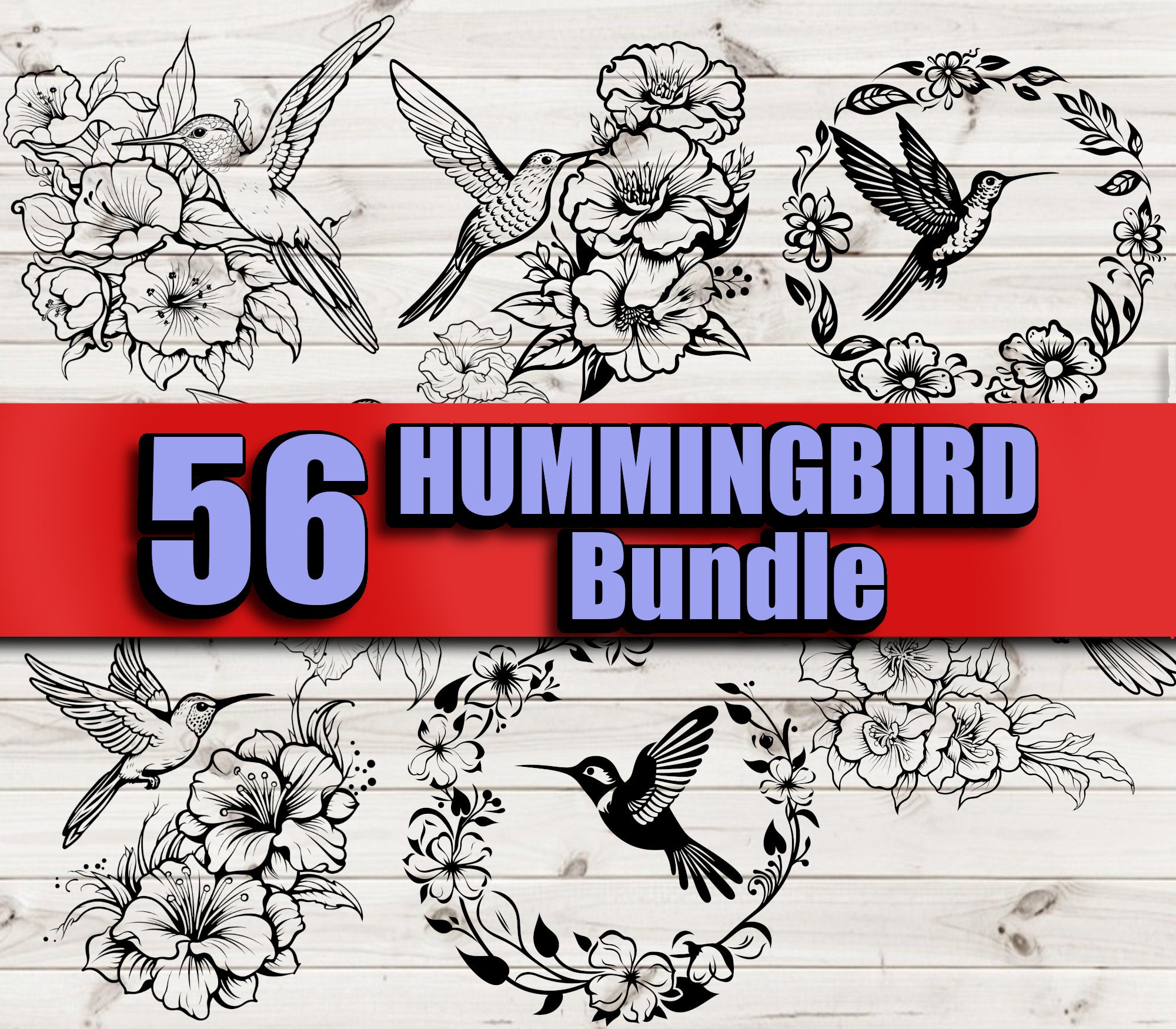 Hummingbird Decal 