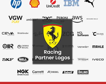 2025 Ferrari F1 Formula 1 - Partner Sponsor Vector Logos - High-Quality Digital Files (svg, pdf, png, jpg)