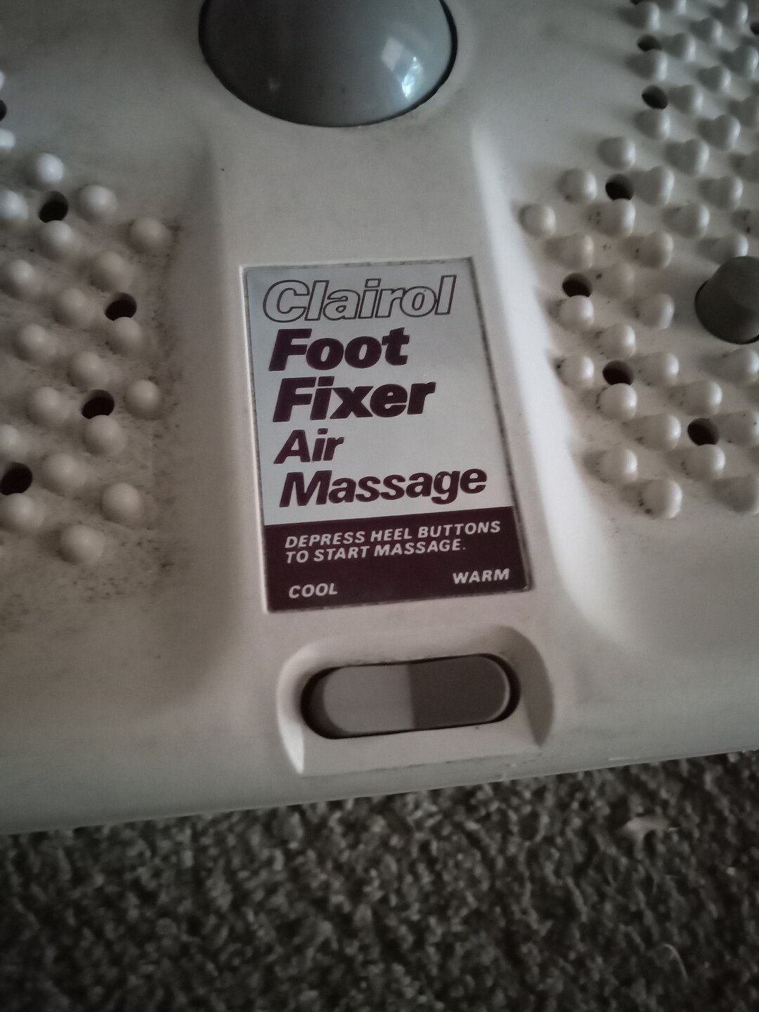Vintage Clairol Foot Fixer Air Massager Etsy