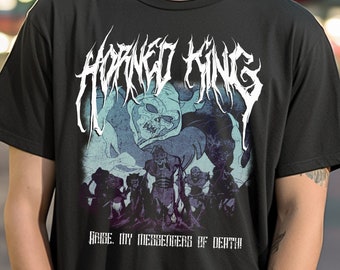 Horned King Metal Shirt: Unisex Disney Goth Punk Tee Deathmetal Halloween, Cotton, Up to size 5xl