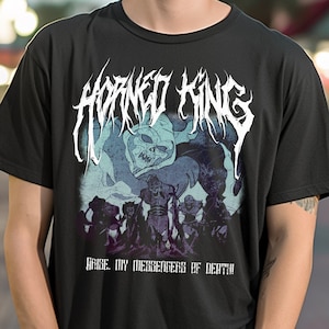 Horned King Metal Shirt: Unisex Disney Goth Punk T-Shirt Deathmetal Halloween, Baumwolle, Bis zu Größe 5xl