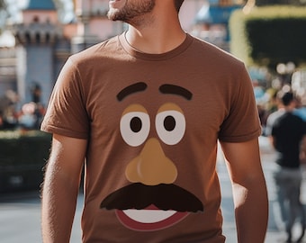 Mr Potato Head Face Shirt, Toy Story Mr Potato Head, Halloween Costume, Disney Pixar, Disney Cosplay, Disney World Shirt, Disneyland Shirt