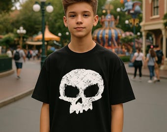 Sid Toy Story TAGLIA GIOVANE Cosplay Metal Sxhirt: Disney Goth Punk Tee Deathmetal Halloween, Cotone