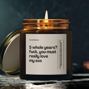 5th Anniversary Gift 5 Year Wood Anniversary Gifts Five Year Anniversary Funny Boyfriend Girlfriend Anniversary Husband Wife Funny Him Her