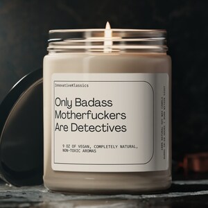 Detective Gifts, Future Detective Gift, Funny Detective Candle, Detective Decor Gifts, Detective Gifts For Men, Detective Gift for Her Funny