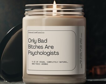 Psychologist Gift, Funny Psychologist Candle, Psychology Student Gift, Psychology Graduate, Future Psychologist, Psychologist Candle Grad