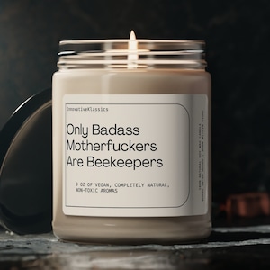 Beekeeper Gift, Gift for Beekeeper, Beekeeper Gift for Men, Bee Keeper Gifts, Bee Keeping, Funny Beekeeper Gifts, Beekeeper Candle Gifts