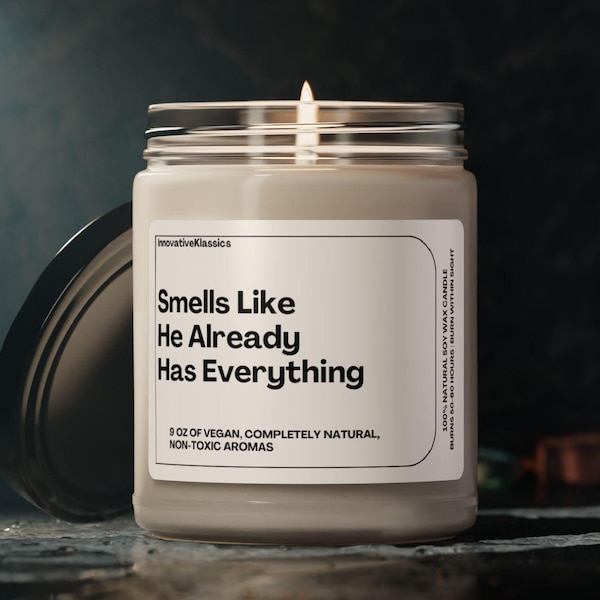 Gift for Men Who Have Everything Funny Gift for Him Dad Christmas Birthday Father's Day Gag Gifts for Men from Kid Wife Funny Boyfriend Gift