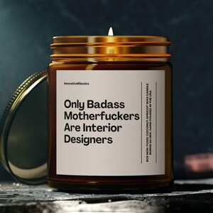 Funny Interior Designer Gifts Candle for Interior Designer or Decorator Gift for Painter Decorator Thank You Appreciation Gift Home Designer