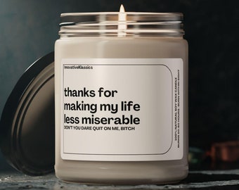 Funny Coworker Gift Work Bestie Friend Gifts Candle Funny Birthday Christmas Going Away Coworker Leaving Gifts Men Women Favorite Coworker