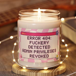 Funny Candle Gift Best Friend Sister Coworker Computer Nerd Coding Gifts for Her Computer Engineer Software Developer Birthday Retro Candle