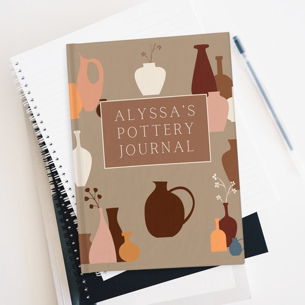 Pottery Notebook Etsy