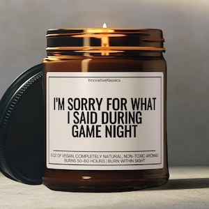 Funny Game Night Gifts Family Game Night Candle Decor Family Gaming Gifts Couples Board Game Gift Board Game Lover Christmas Birthday Gifts