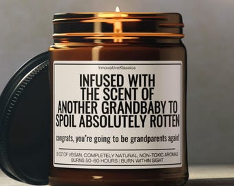 Regalos divertidos para abuelos que anuncian el embarazo, para abuelos primerizos, anuncio de bebé, embarazo, segundo bebé, segundo nieto, nieto.