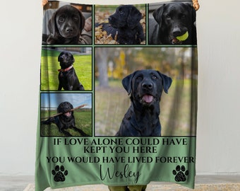 Pet Memorial Blanket Custom Pet Memorial Gift Personalized Pet Memorial Loss of Dog Gift Loss of Cat Gift Pet Loss Gift Pet Loss Blankets