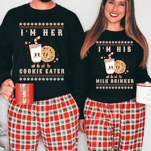 Matching Christmas Couple Sweaters Funny, Holiday Couples Sweatshirt, Funny Christmas Shirts for Couples, Matching Christmas Party Shirt