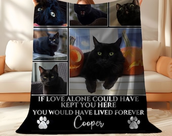 Pet Memorial Blanket Custom Pet Memorial Gift Personalized Pet Memorial Loss of Dog Gift Loss of Cat Gift Pet Loss Gift Pet Loss Blankets